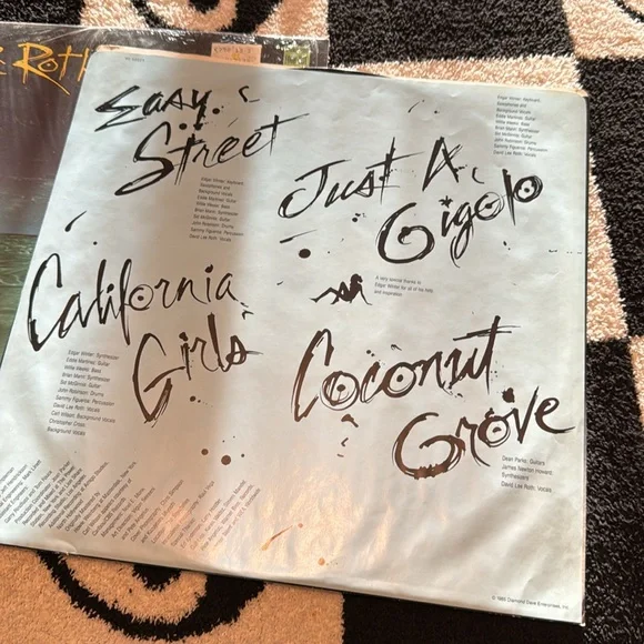 David Lee Roth Vinyl Record - Picture 4 of 6